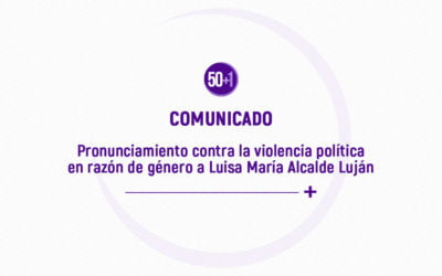 Pronunciamiento contra la violencia política en razón de género a Luisa María Alcalde Luján